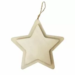 Hot Sale ???? 4" Unfinished Wood Layered Star Ornament by Michaels ????