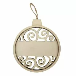 Top 10 ???? 4.5" Unfinished Wood Round Swirl Ornament by Michaels ????