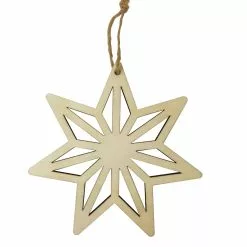 Outlet ???? 4.5" Unfinished Wooden Starburst Ornament by Michaels ⭐