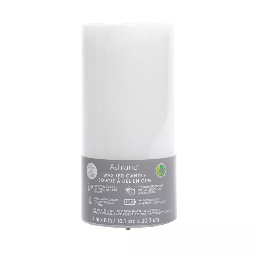 Discount ???? 4" x 8" LED Wax Pillar Candle by Ashland® ???? 6 Discount ???? 4" x 8" LED Wax Pillar Candle by Ashland® ???? - Image 4