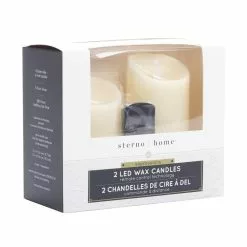 Best Pirce ???? 6 Packs: 2 ct. (12 total) Sterno Home™ Cream LED Wax Pillar Candles by Ashland ❤️ -Ashland Sales 10675028 5 1