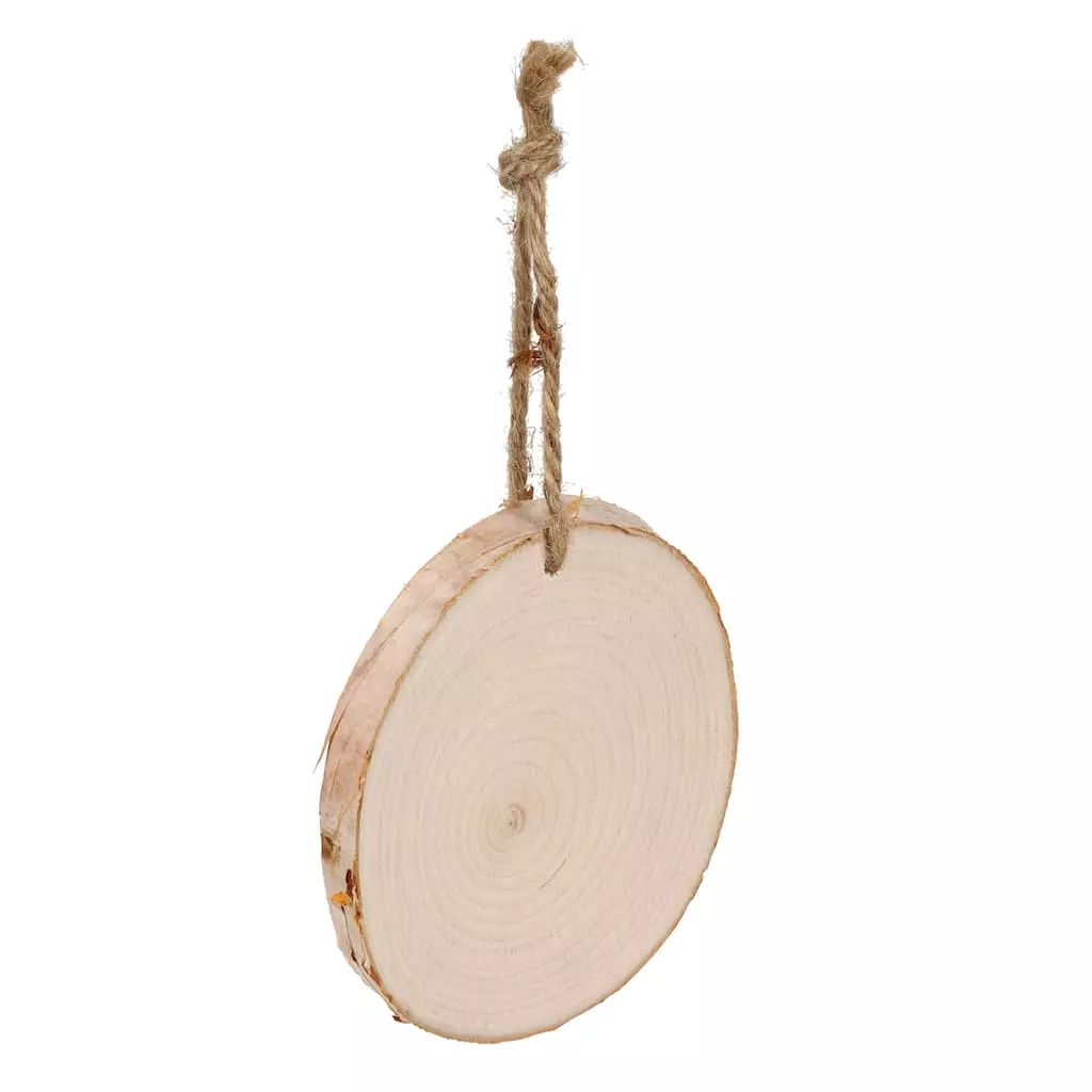Brand new ???? 4" Unfinished Birch Round Ornament by Michaels ???? 4 Brand new ???? 4" Unfinished Birch Round Ornament by Michaels ???? - Image 2