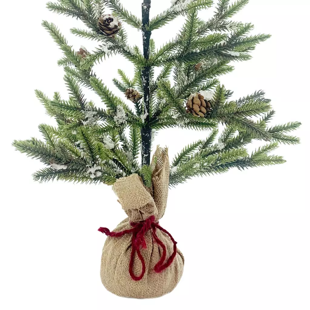 Discount ???? 24" Pine Tree with Pinecones & Snow in Burlap Bag by Ashland® ✨ 5 Discount ???? 24" Pine Tree with Pinecones & Snow in Burlap Bag by Ashland® ✨ - Image 3