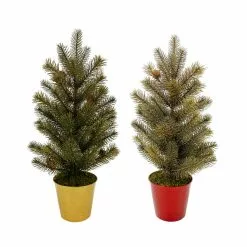 Hot Sale ???? 24" Potted Artificial ???? Christmas Tree by Ashland® ????