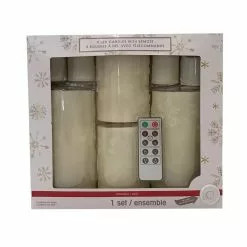 Wholesale ???? White Snowflake LED Candle Set by Ashland® ???? -Ashland Sales 10675802 4