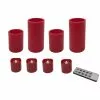 Best Pirce ???? Mottled Red LED Pillar Candle Set by Ashland® ???? -Ashland Sales 10675805 1