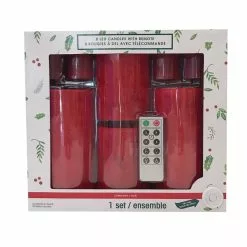 Best Pirce ???? Mottled Red LED Pillar Candle Set by Ashland® ???? -Ashland Sales 10675805 3