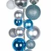 Outlet ✨ 6ft. Blue & Silver Ball Ornament Garland by Ashland® ⌛ -Ashland Sales 10675931 1