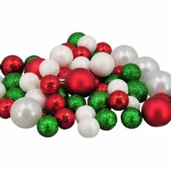 Best Sale ???? Glittery Green, White & Red Decorative Ball Filler by Ashland® ????