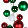Promo ???? 6ft. Red, Green & White Ball Ornament Garland by Ashland® ???? -Ashland Sales 10676028 1