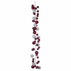 Coupon ???? 6ft. Red & White Ball Ornament Garland by Ashland® ???? -Ashland Sales 10676033 2