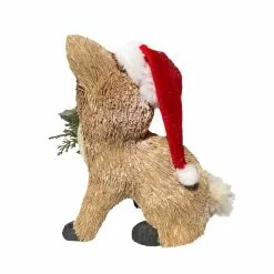 Discount ???? 9" Fox with Santa Hat Natural Décor Accent by Ashland® ???? -Ashland Sales 10676178 2