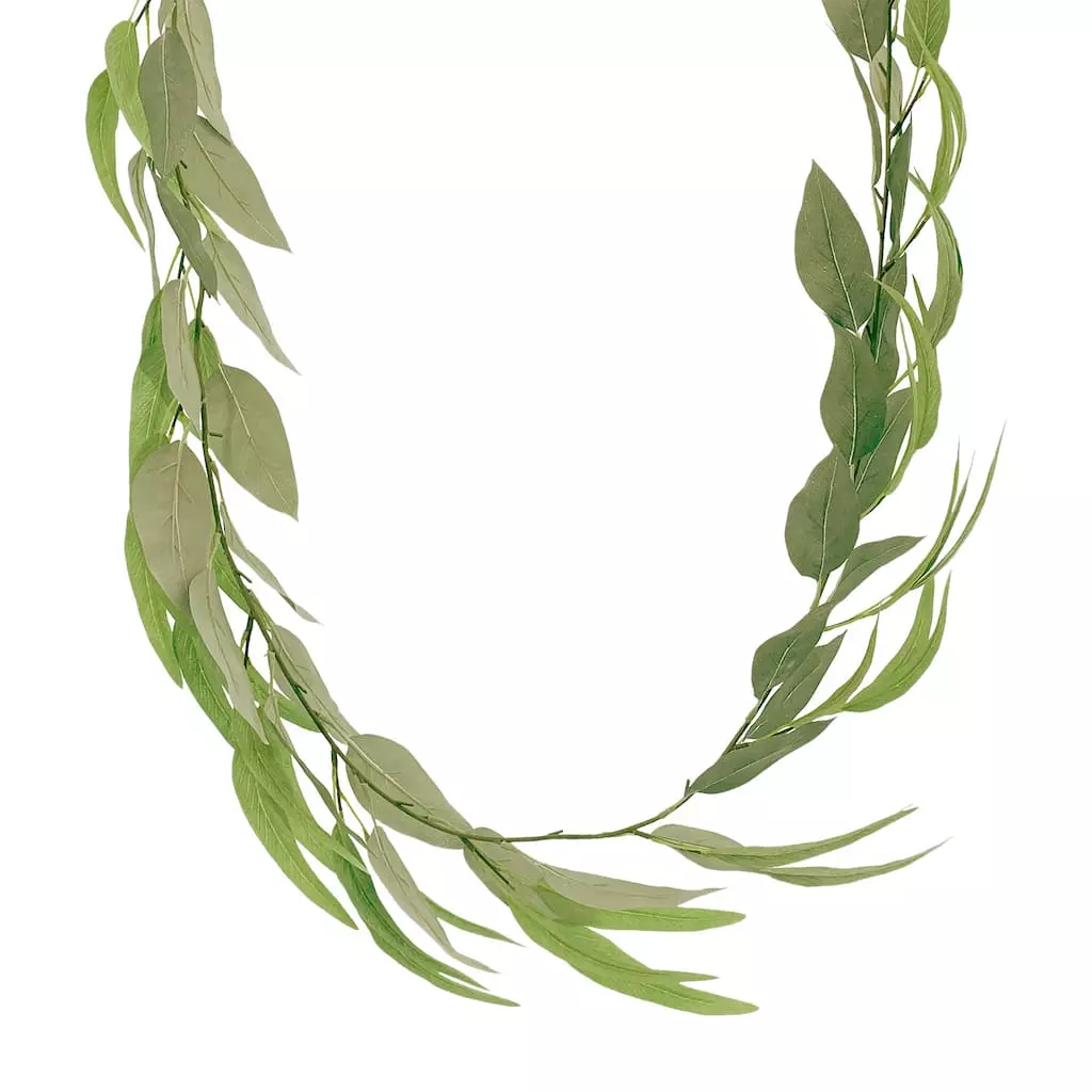 Buy ???? 6ft. Willow Eucalyptus Garland by Ashland® ✨ 3 Buy ???? 6ft. Willow Eucalyptus Garland by Ashland® ✨
