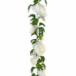 Buy ???? 6ft. Cream Peony Garland by Ashland® ✨