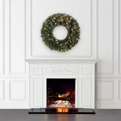 New ???? 30" Pre-Lit Mixed Pine Wreath by Ashland® ???? -Ashland Sales 10676369 4