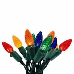 Brand new ⌛ 6ft. Small Multicolor LED Faceted Bulb ❄ Christmas Crafting Lights by Ashland® ????