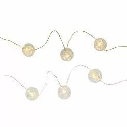 Coupon ???? Assorted 27ct. Warm White Cracked Ball LED Crafting Lights by Ashland® ????