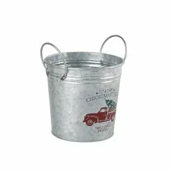 New ???? 7.6" Holiday Truck Metal Bucket with Handles by Ashland® ???? -Ashland Sales 10676688 3