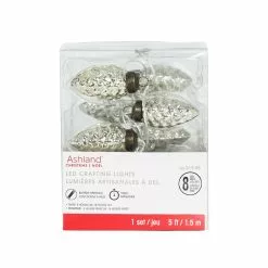 Top 10 ???? 8ct. Cool White Mercury Pinecone LED Crafting Lights by Ashland® ????