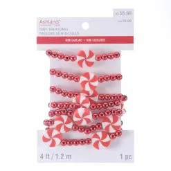 Hot Sale ⌛ Tiny Treasures Mini Peppermint Garland by Ashland® ⌛