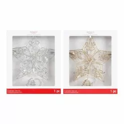 Cheap ???? Assorted 12" Lighted Glitter Star Tree Topper by Ashland® ????