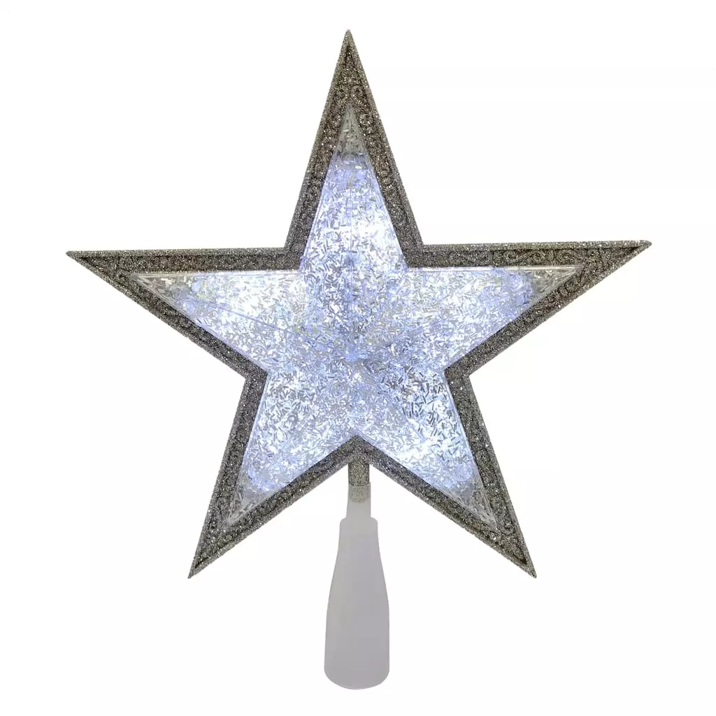 Buy ⭐ 11" Silver LED Star Tree Topper by Ashland® ❤️ 6 Buy ⭐ 11" Silver LED Star Tree Topper by Ashland® ❤️ - Image 4