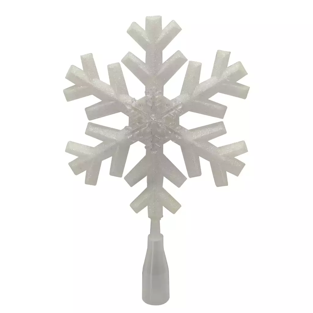 Outlet ???? 12" White Lighted Snowflake Tree Topper by Ashland® ???? 3 Outlet ???? 12" White Lighted Snowflake Tree Topper by Ashland® ????