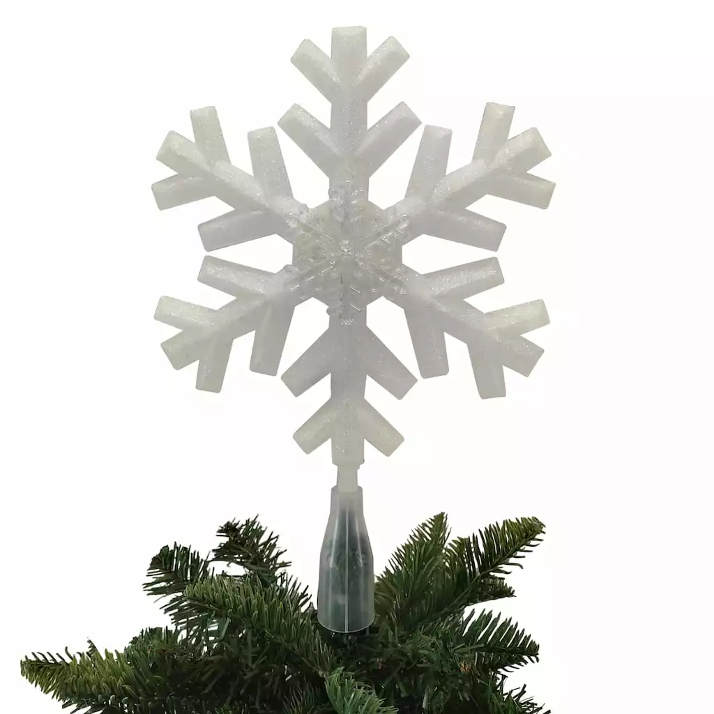 Outlet ???? 12" White Lighted Snowflake Tree Topper by Ashland® ???? 5 Outlet ???? 12" White Lighted Snowflake Tree Topper by Ashland® ???? - Image 3