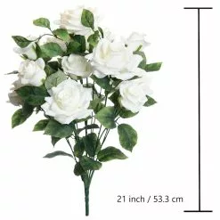 Best reviews of ???? White Rose Bush by Ashland® ❤️ -Ashland Sales 10677458 3