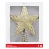 Promo ???? 12.5" Gold Glitter Star Lighted Kaleidoscope Tree Topper by Ashland® ???? -Ashland Sales 10677703 1