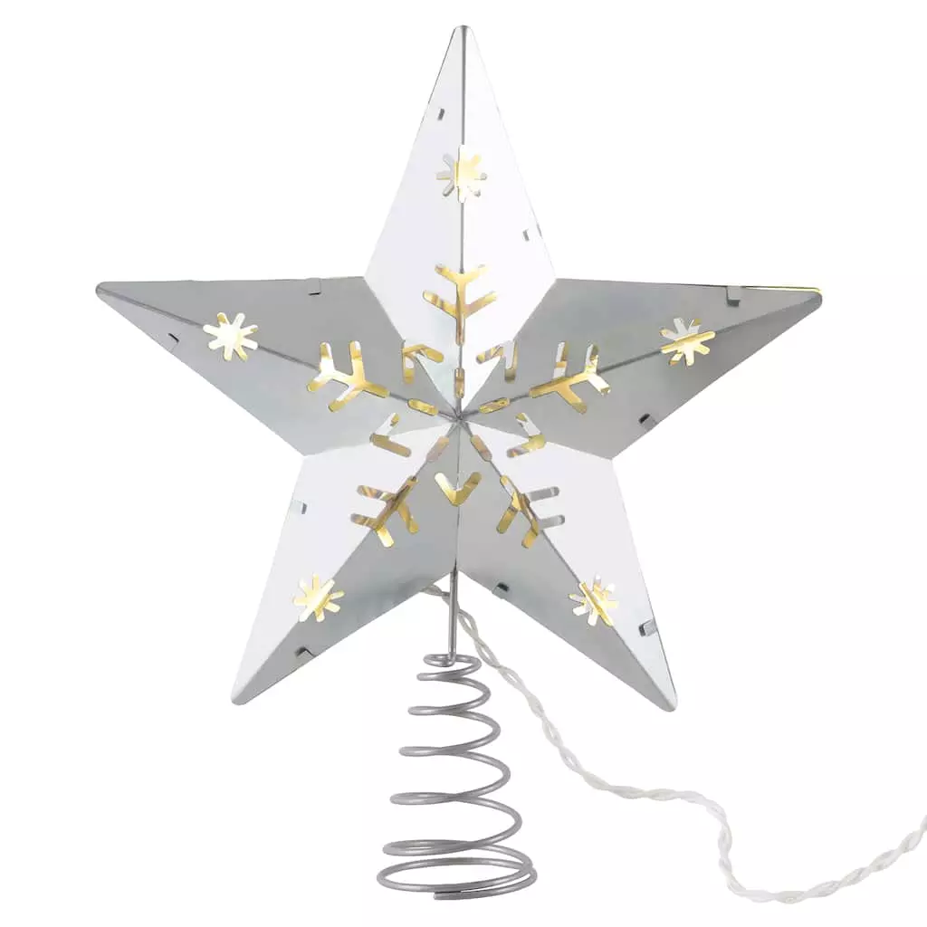 Flash Sale ???? 12" LED Snowflake Star Tree Topper by Ashland® ???? 4 Flash Sale ???? 12" LED Snowflake Star Tree Topper by Ashland® ???? - Image 2