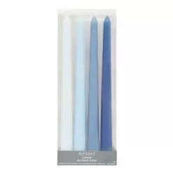 Promo ???? 10" Mixed Blue Taper Candles by Ashland®, 4ct. ????