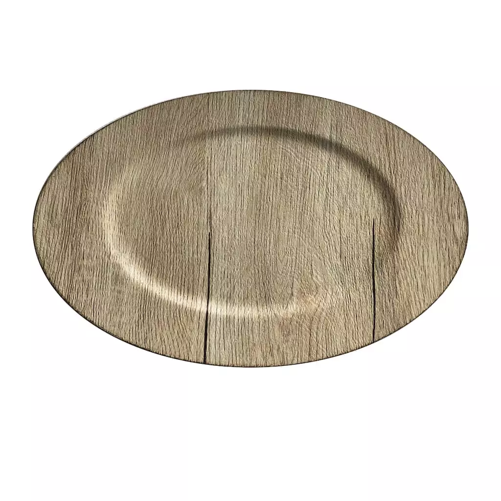 Brand new ???? 12 Pack: 13" Gray Woodgrain Charger by Ashland® ???? 5 Brand new ???? 12 Pack: 13" Gray Woodgrain Charger by Ashland® ???? - Image 3