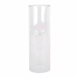 Coupon ???? 10" Clear Glass Dual Cylinder Candle Holder by Ashland® ????