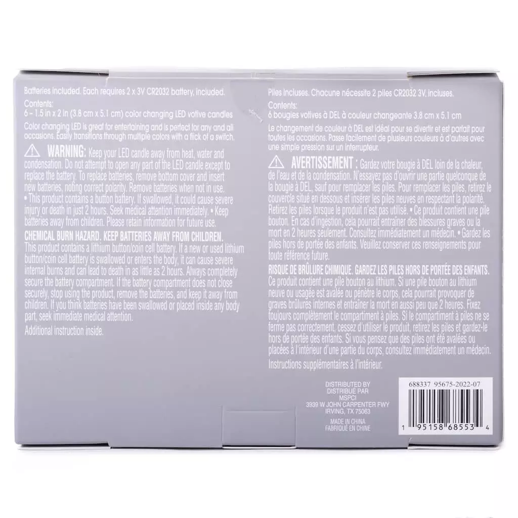 Outlet ???? 8 Packs: 6 ct. (48 total) Color Changing LED Votive Candles Set by Ashland® ???? 8 Outlet ???? 8 Packs: 6 ct. (48 total) Color Changing LED Votive Candles Set by Ashland® ???? - Image 6