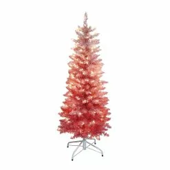 Discount ❤️ 4.5ft. Pre-Lit Ombre Artificial ???? Christmas Tree, Clear Lights by Ashland® ????