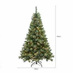 Best Sale ✨ 6ft. Pre-Lit Pioneer Pine Artificial ❄ Christmas Tree, Clear Micro LED Lights by Ashland® ???? -Ashland Sales 10694713 3