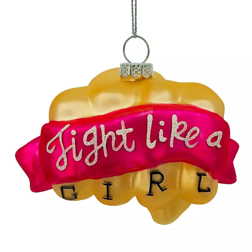 Buy ???? 3.5'' Gold Fist Glass ???? Christmas Ornament by Ashland® ???? 4 Buy ???? 3.5'' Gold Fist Glass ???? Christmas Ornament by Ashland® ???? - Image 2