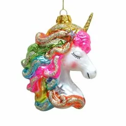New ???? Glass Unicorn Head Ornament by Ashland® ???? -Ashland Sales 10697767 2