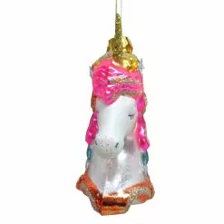 New ???? Glass Unicorn Head Ornament by Ashland® ???? -Ashland Sales 10697767 3