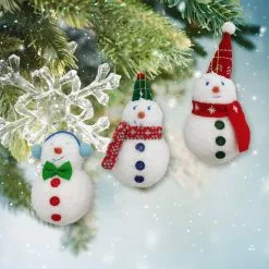 Cheapest ???? Assorted Furry Snowman Ornament by Ashland® ???? -Ashland Sales 10697801 2