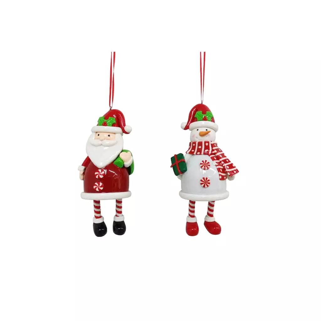 Budget ✨ Assorted Dangle Leg Character Ornament by Ashland® ???? 3 Budget ✨ Assorted Dangle Leg Character Ornament by Ashland® ????