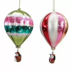 Deals ✨ 6" Assorted Glass Hot Air Balloon Ornament by Ashland® ???? Christmas ???? -Ashland Sales 10697823 2