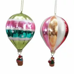 Deals ✨ 6" Assorted Glass Hot Air Balloon Ornament by Ashland® ???? Christmas ???? -Ashland Sales 10697823 3