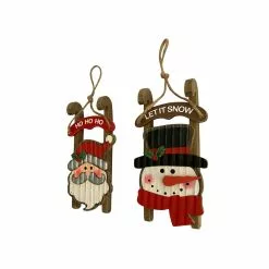 Hot Sale ???? Assorted 3.75'' Santa/Snowman ???? Christmas Ornament by Ashland® ❤️ 6 Hot Sale ???? Assorted 3.75'' Santa/Snowman ???? Christmas Ornament by Ashland® ❤️ -Ashland Sales 10697837 2