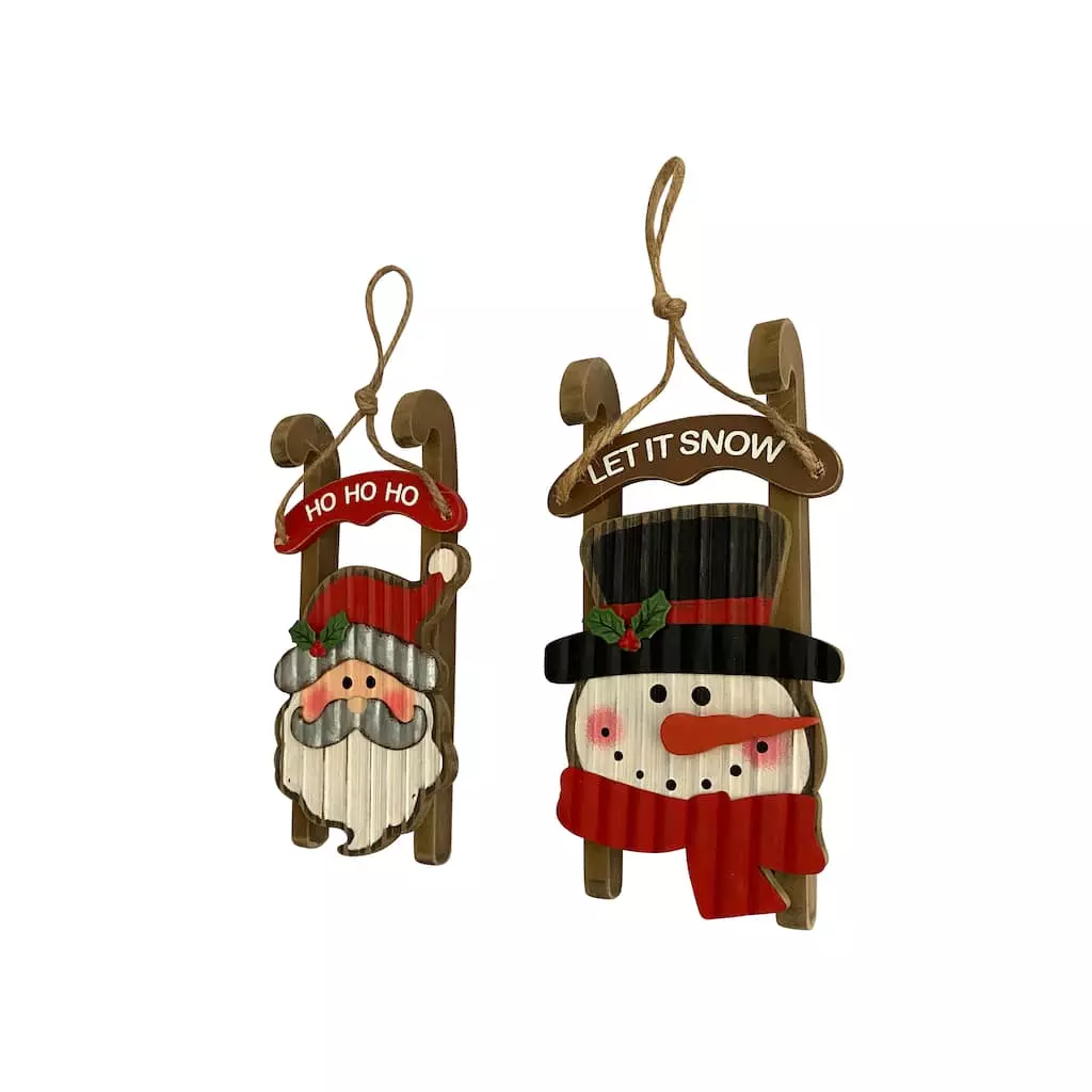 Hot Sale ???? Assorted 3.75'' Santa/Snowman ???? Christmas Ornament by Ashland® ❤️ 4 Hot Sale ???? Assorted 3.75'' Santa/Snowman ???? Christmas Ornament by Ashland® ❤️ - Image 2