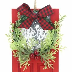 Discount ???? Wooden Red Door Ornament by Ashland® ???? Christmas ✨ -Ashland Sales 10697938 3