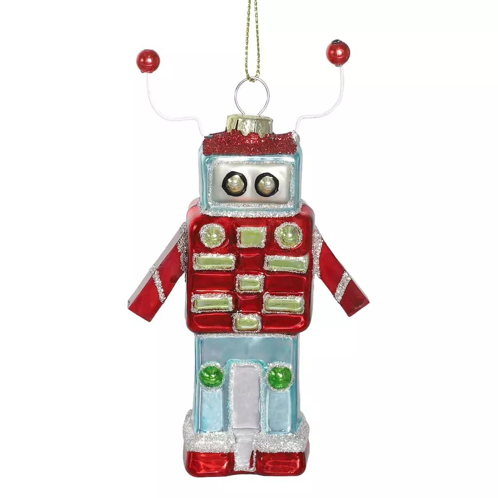 Promo ???? Assorted Glass Robot Ornament by Ashland® ???? Christmas ???? 4 Promo ???? Assorted Glass Robot Ornament by Ashland® ???? Christmas ???? - Image 2