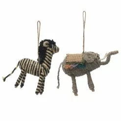 Brand new ???? Assorted 6" Safari Animal Ornament by Ashland® ✔️