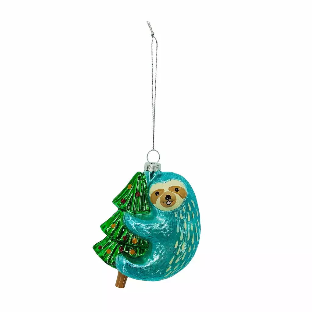 Coupon ⭐ Assorted 3'' Sloth and Tree Glass ❄ Christmas Ornament by Ashland® ✨ 5 Coupon ⭐ Assorted 3'' Sloth and Tree Glass ❄ Christmas Ornament by Ashland® ✨ - Image 3